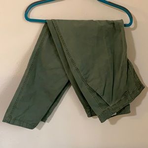 Olive Green Gap Girlfriend Khaki Chino